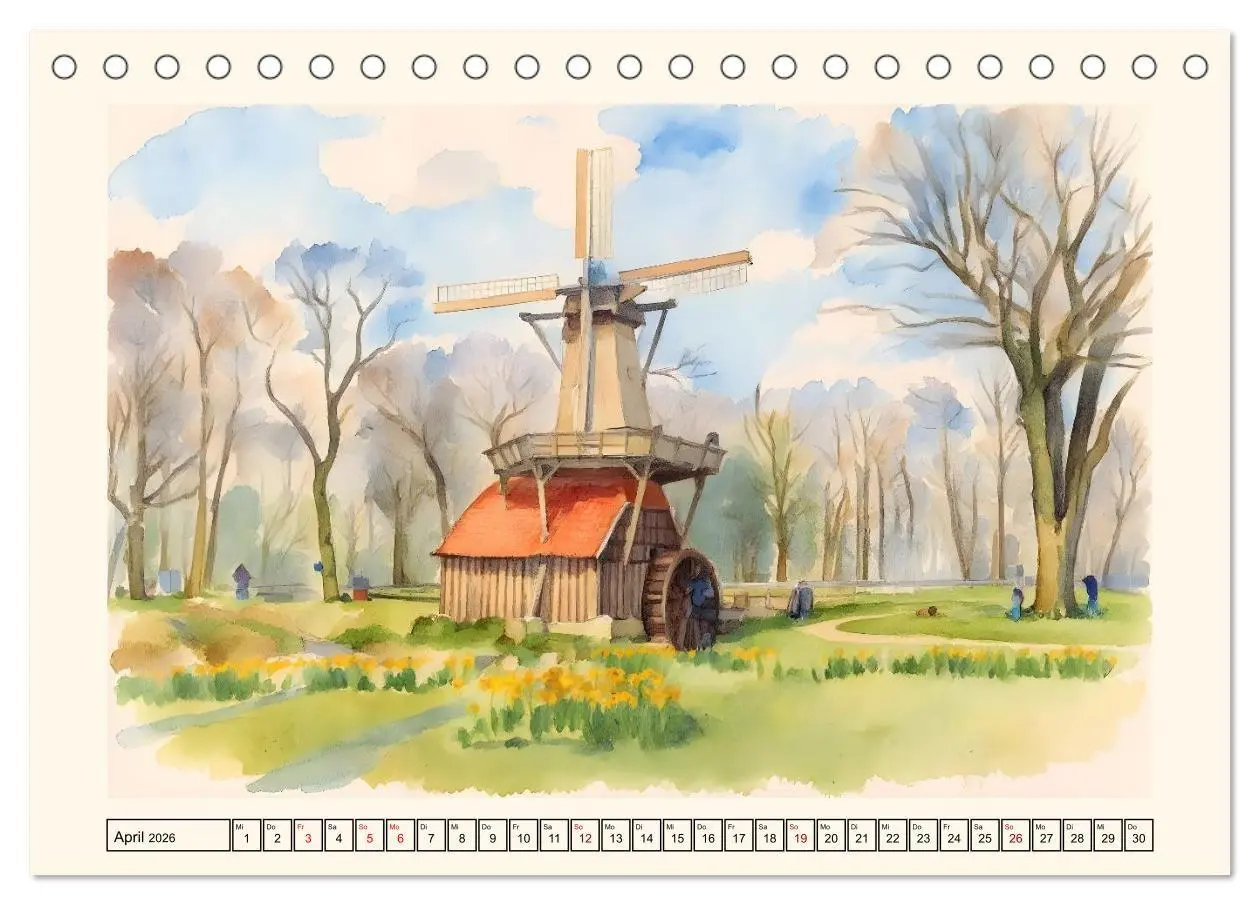 Bild: 9783516705898 | Unterwegs im Emsland (Tischkalender 2026 DIN A5 quer), CALVENDO...