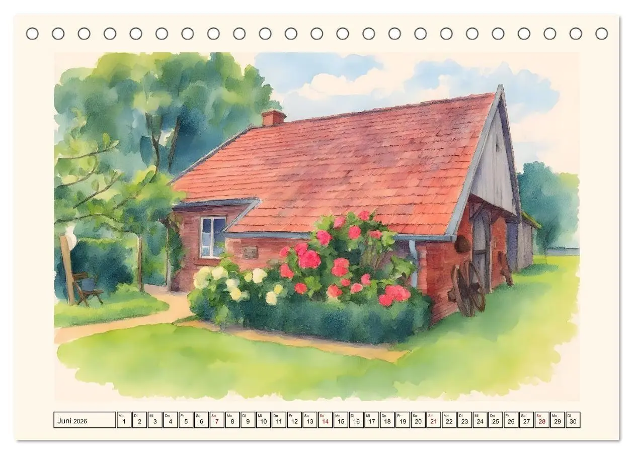 Bild: 9783516705898 | Unterwegs im Emsland (Tischkalender 2026 DIN A5 quer), CALVENDO...