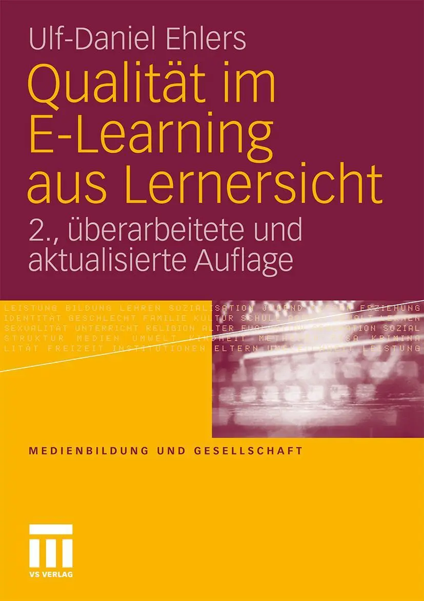 Cover: 9783531175898 | Qualität im E-Learning aus Lernersicht | Ulf-Daniel Ehlers | Buch