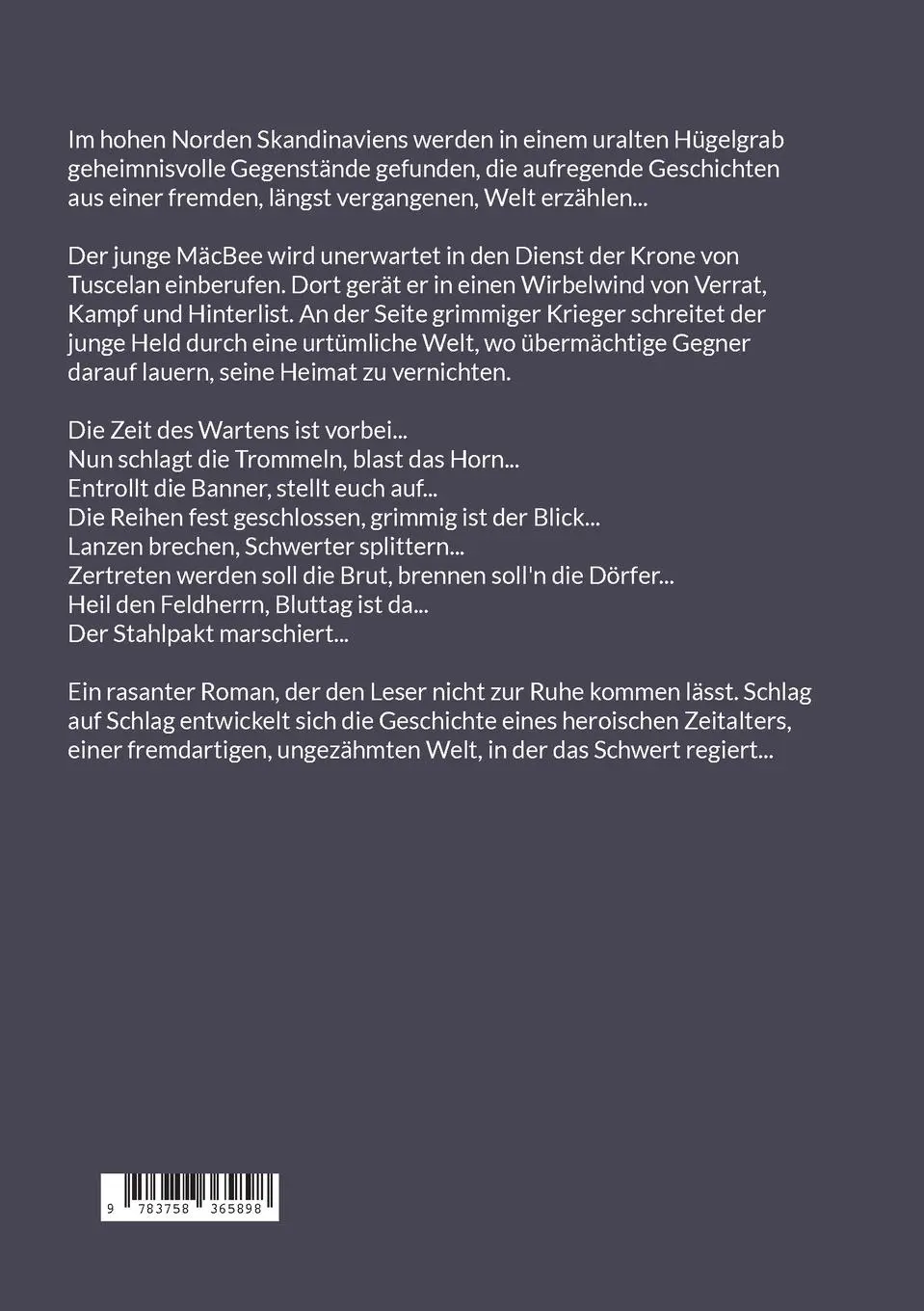 Rückseite: 9783758365898 | Der Weg des Paladins | MäcBee - 1 | Olaf Thumann | Taschenbuch | 2024