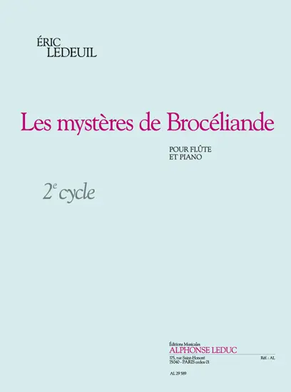 Cover: 9790046295898 | Mysteres De Broceliande | Flute Et Piano - Cycle 2 | Éric Ledeuil