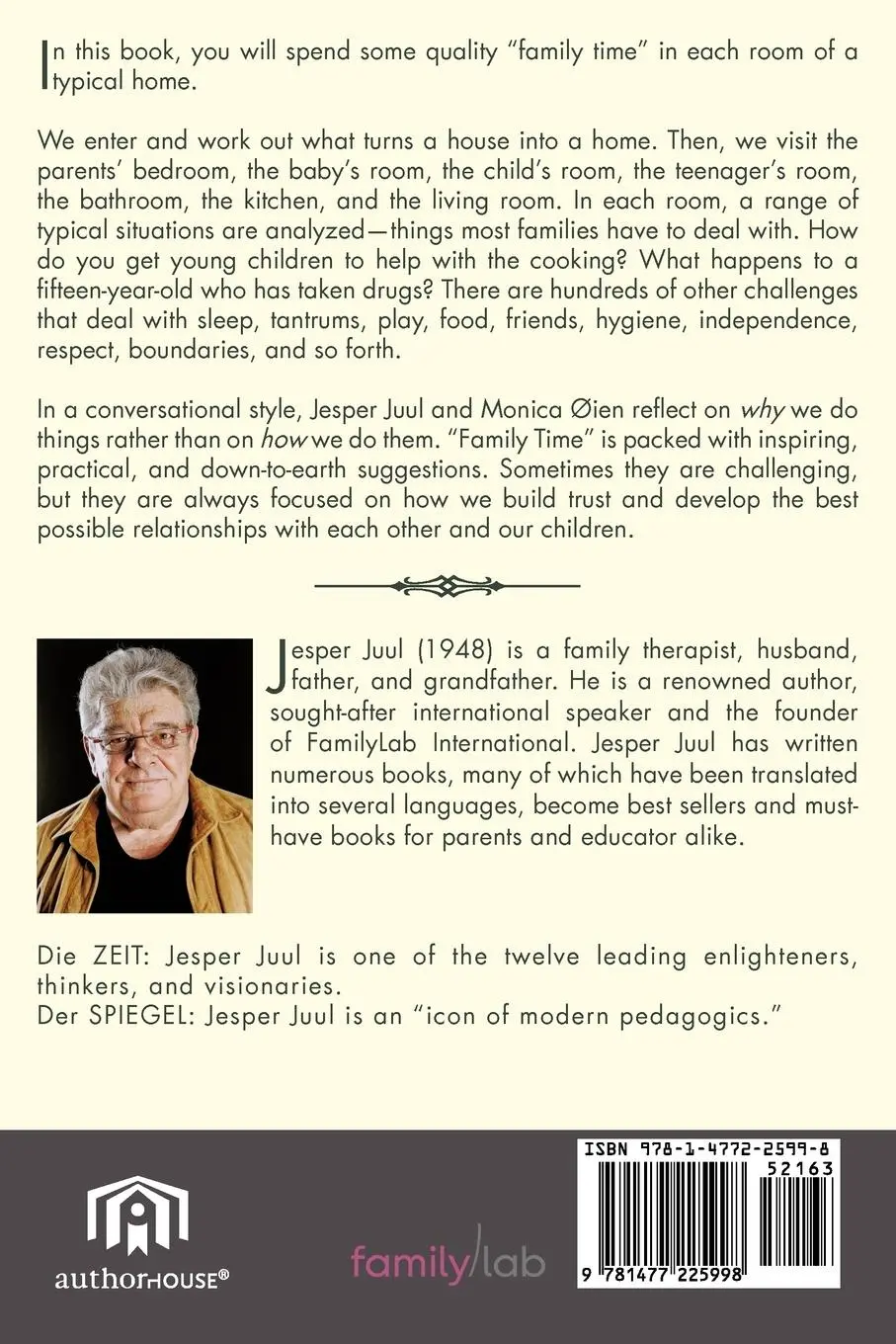 Rückseite: 9781477225998 | Family Time | Jesper Juul | Taschenbuch | Englisch | 2012