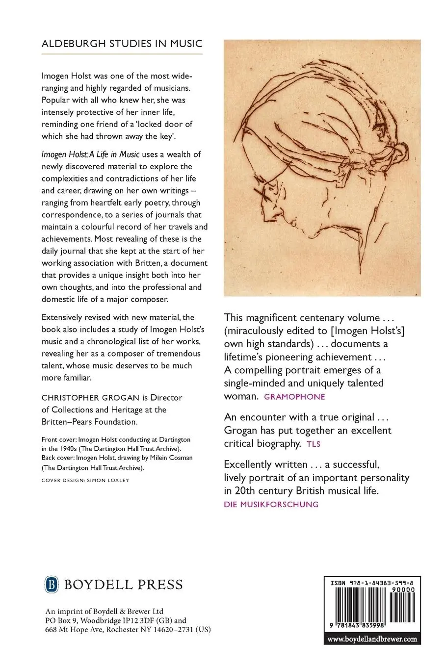 Rückseite: 9781843835998 | Imogen Holst: A Life in Music | Revised Edition | Christopher Grogan