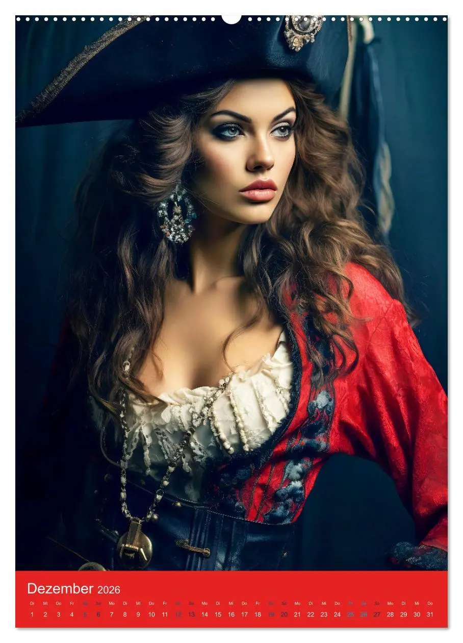 Bild: 9783516315998 | Piratenbräute Sehnsucht auf Meer (Wandkalender 2026 DIN A2 hoch),...