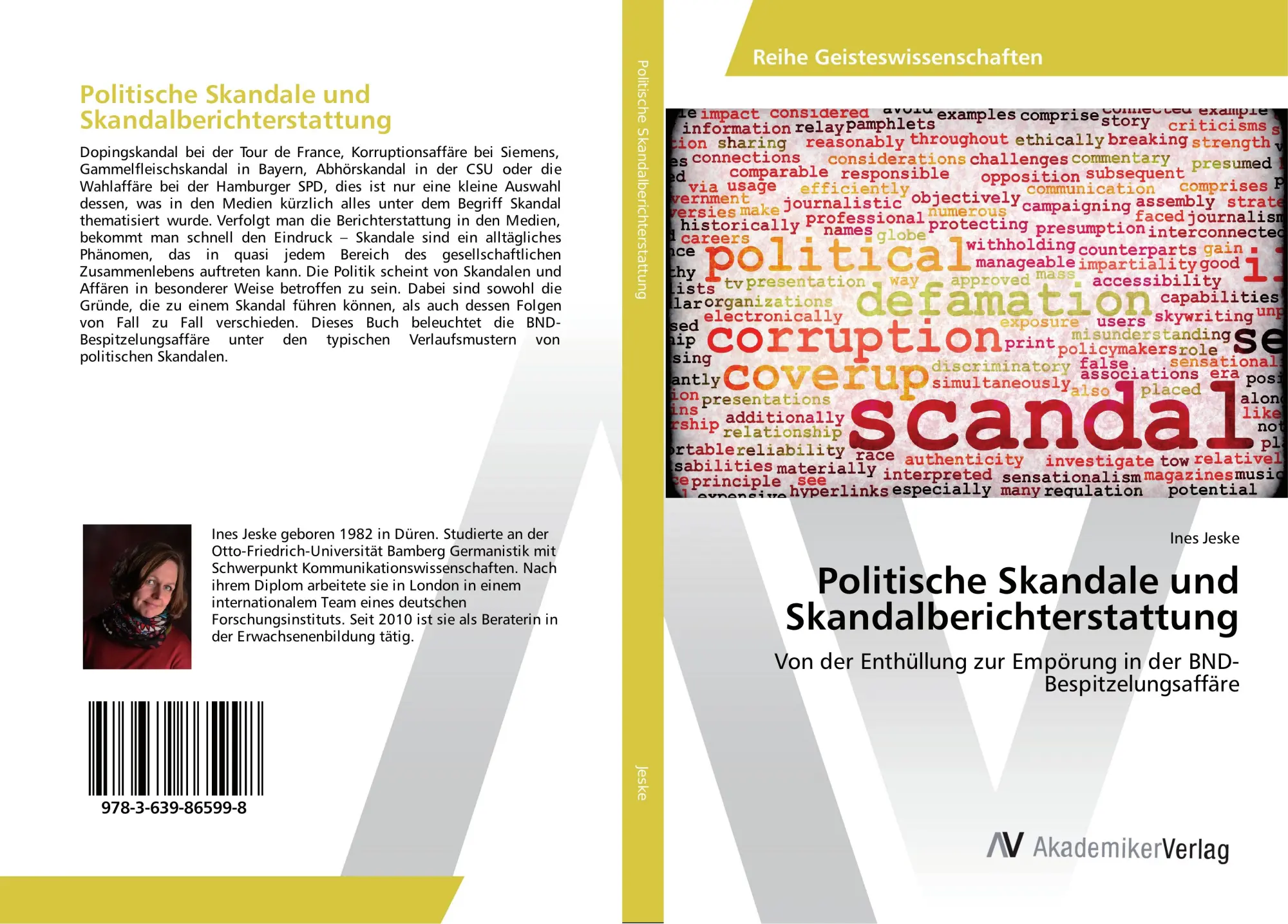 Cover: 9783639865998 | Politische Skandale und Skandalberichterstattung | Ines Jeske | Buch