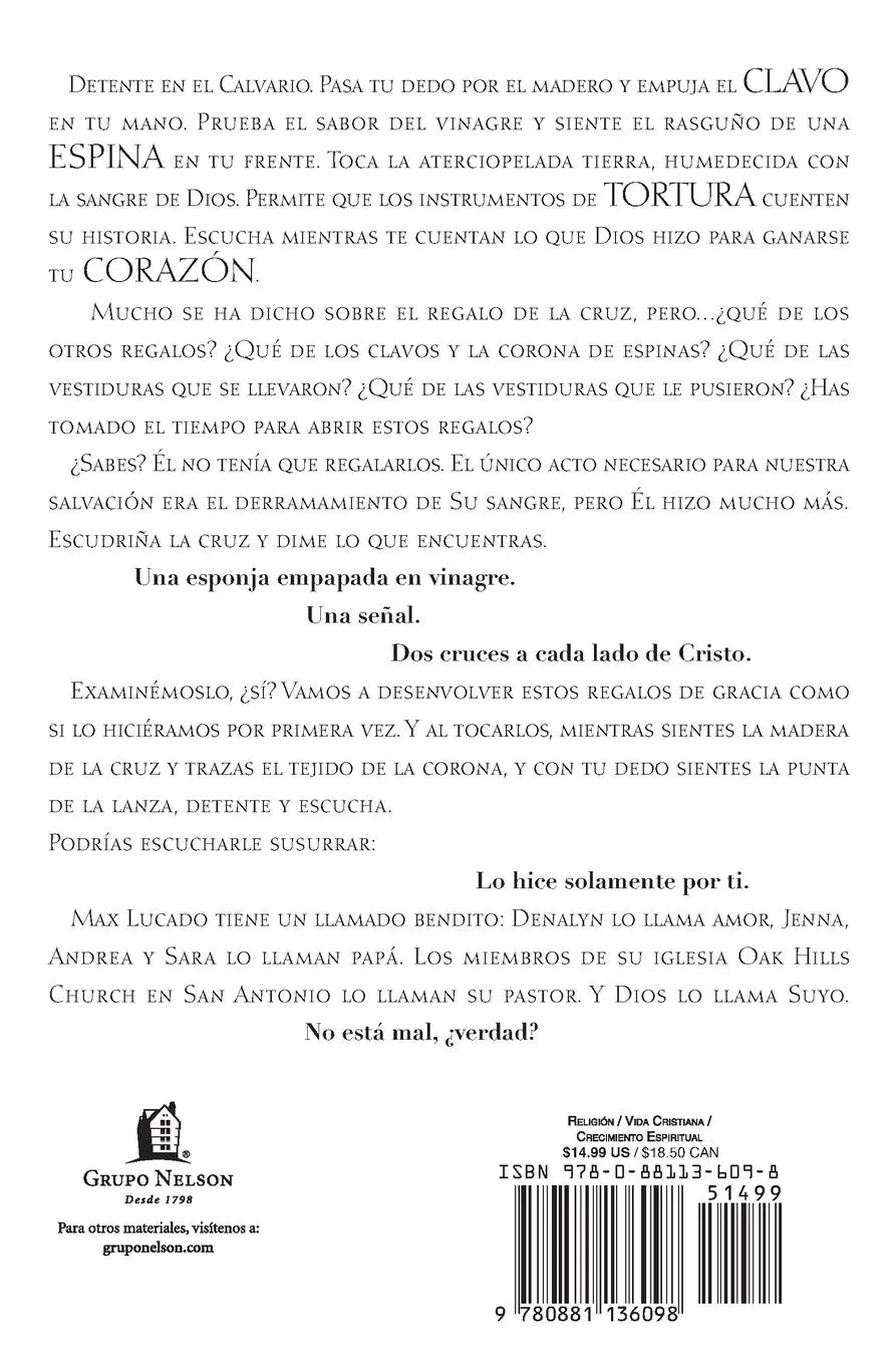 Rückseite: 9780881136098 | El Escogio los Clavos = He Chose the Nails | Max Lucado | Taschenbuch