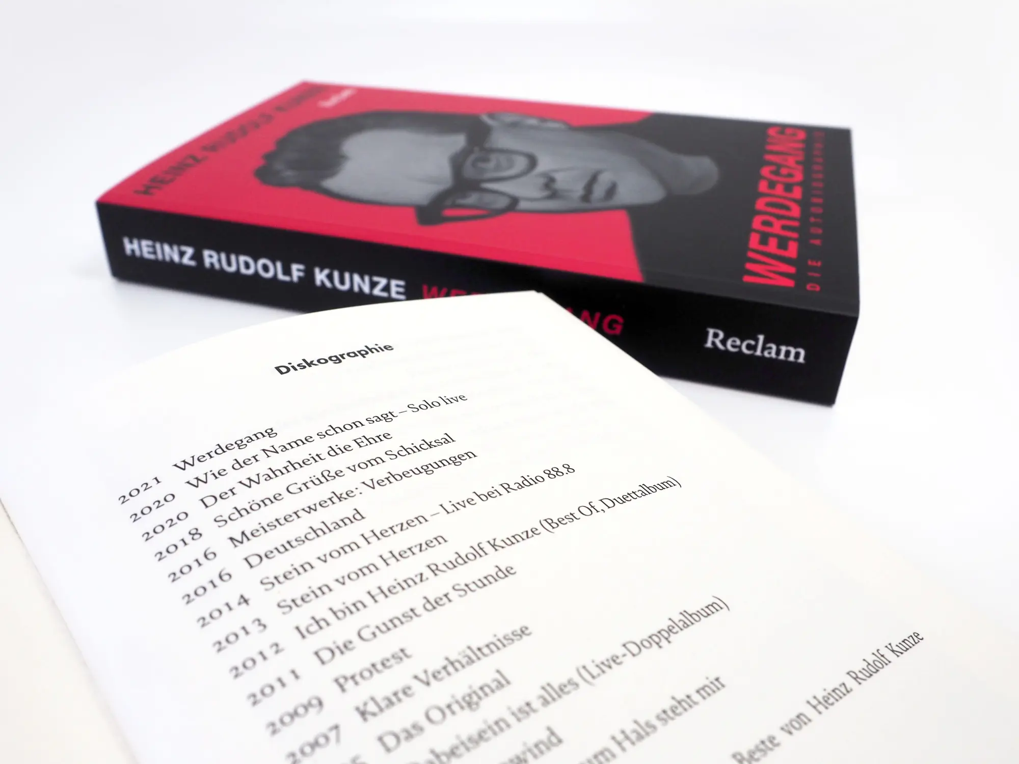 Bild: 9783150116098 | Werdegang. Die Autobiographie | Heinz Rudolf Kunze | Taschenbuch