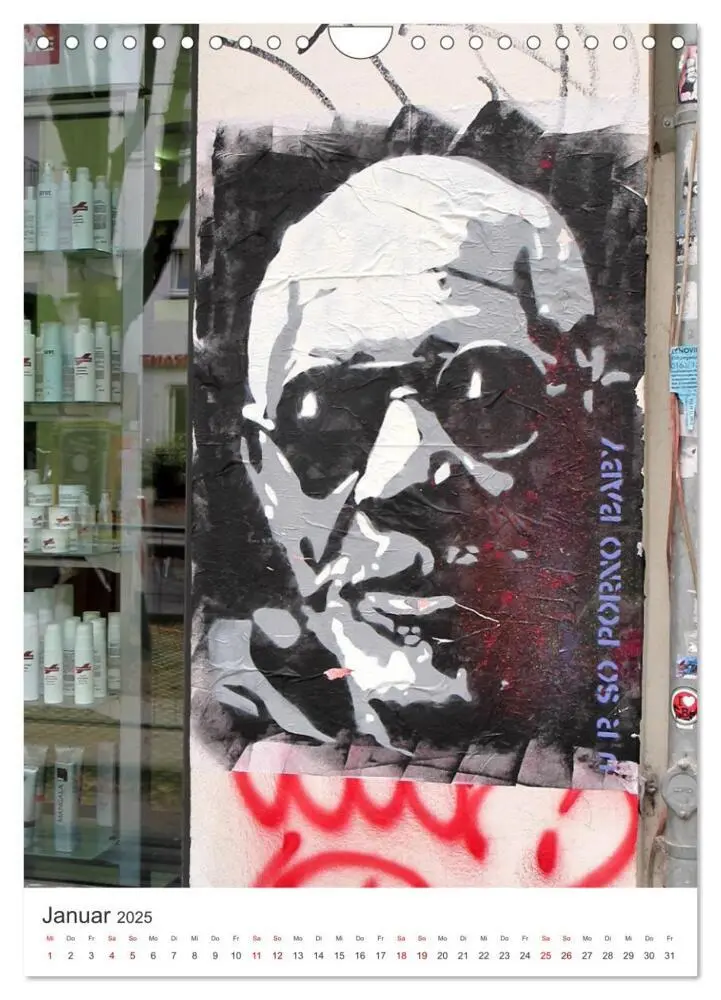 Bild: 9783435956098 | StreetArt Berlin (Wandkalender 2025 DIN A4 hoch), CALVENDO...