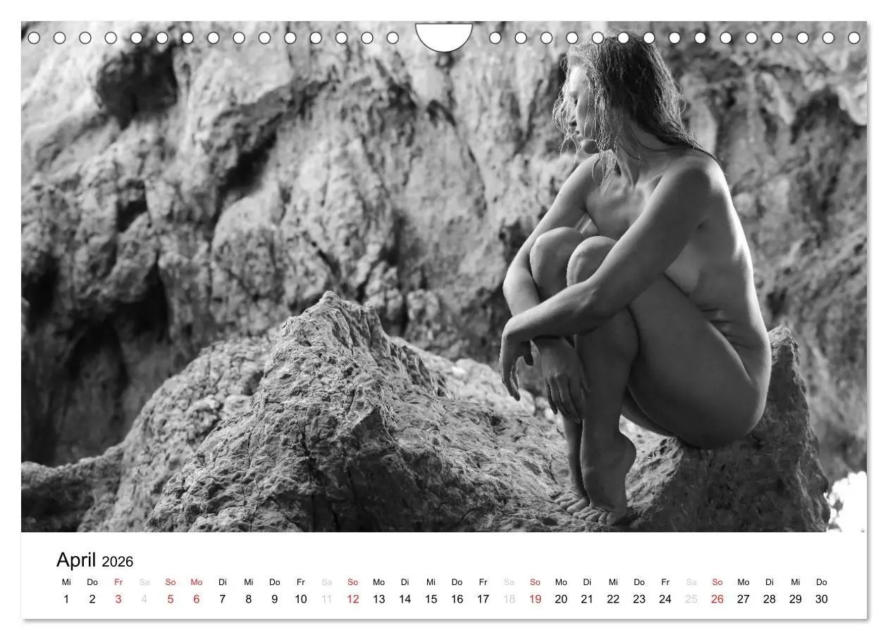 Bild: 9783457976098 | Klassischer Akt schwarz und weiß (Wandkalender 2026 DIN A4 quer),...