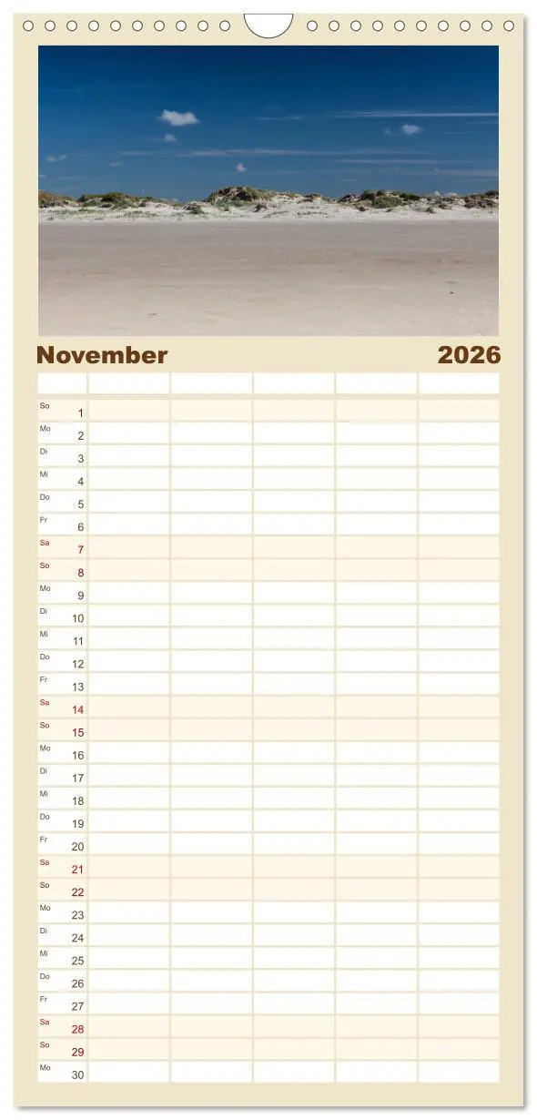 Bild: 9783516516098 | Familienplaner 2026 - Sankt Peter-Ording. Sonne - Strand - Meer mit...