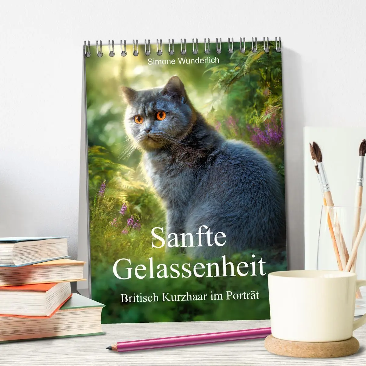 Bild: 9783569086098 | Sanfte Gelassenheit - Britisch Kurzhaar im Porträt (Tischkalender...