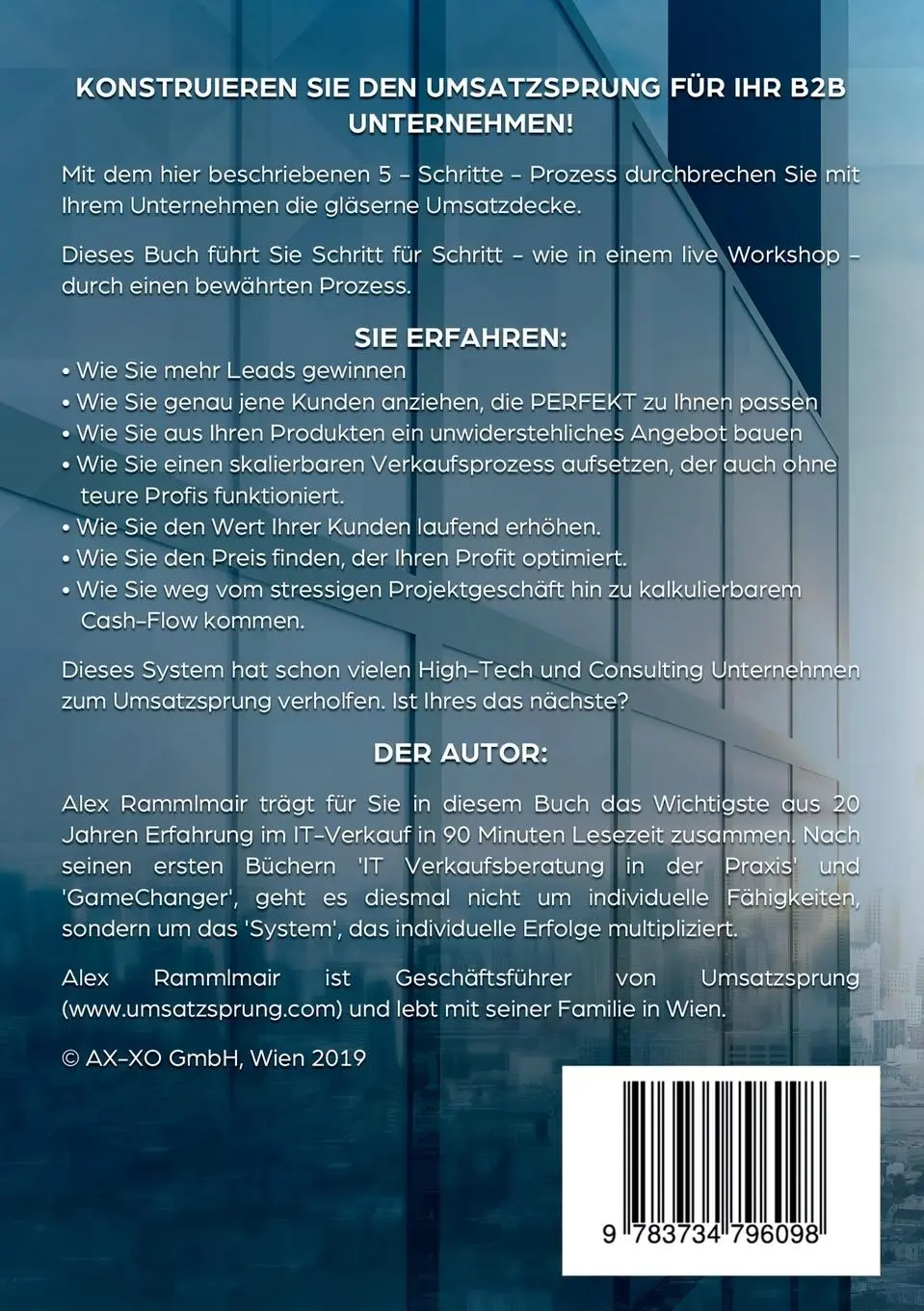 Rückseite: 9783734796098 | Umsatzsprung | Die 7 besten Strategien für mehr Umsatz im B2B | Buch
