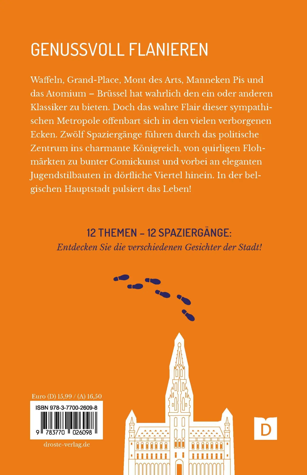 Rückseite: 9783770026098 | Zu Fuß durch Brüssel | 12 Spaziergänge | Meike Oppermann | Taschenbuch