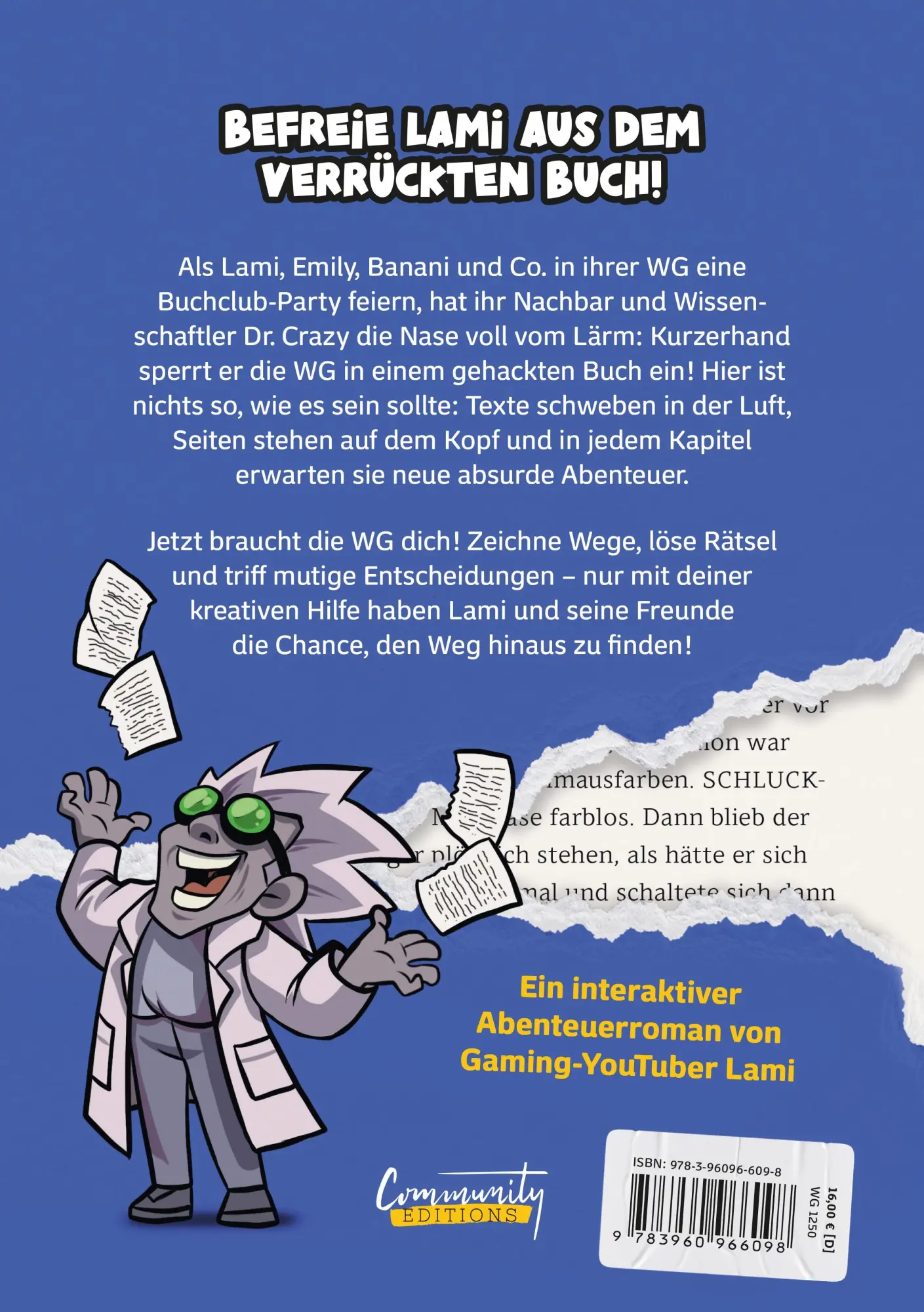 Bild: 9783960966098 | Lami. Gefangen im verrückten Buch | Kannst du Lami befreien? | Buch