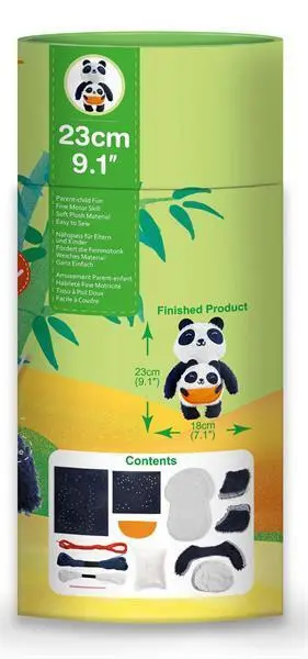 Bild: 6920773316198 | Nähset Panda | 6301619 | 2021 | AVENIR | EAN 6920773316198