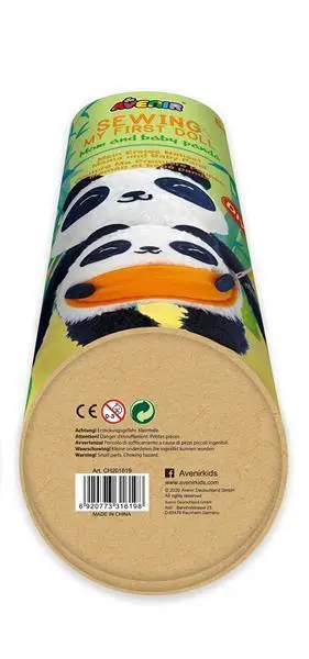 Bild: 6920773316198 | Nähset Panda | 6301619 | 2021 | AVENIR | EAN 6920773316198