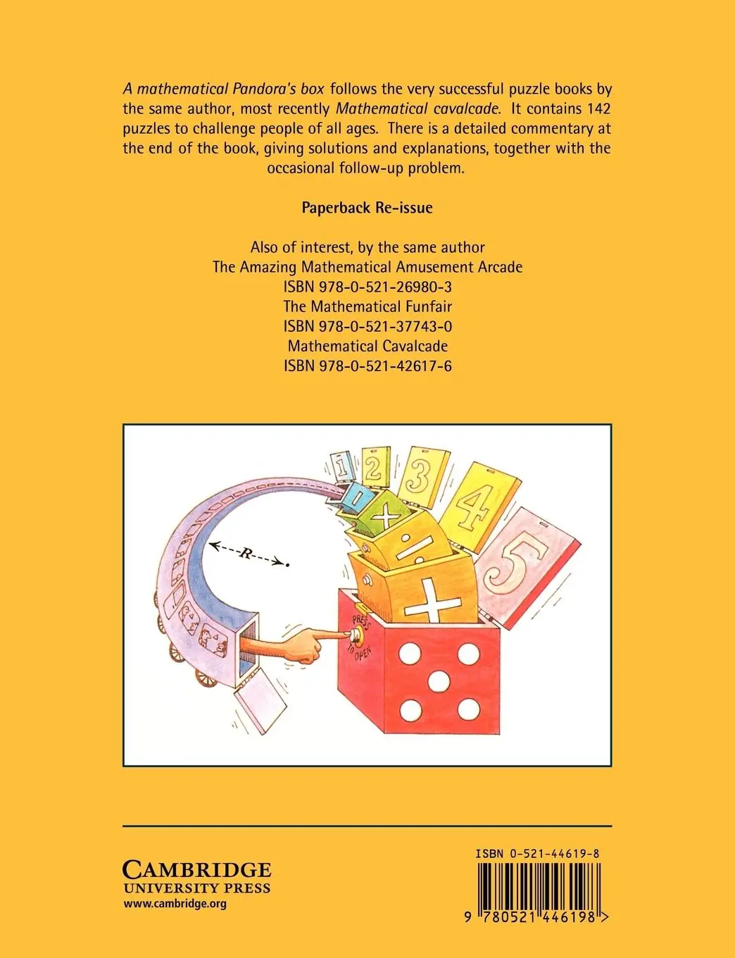 Rückseite: 9780521446198 | A Mathematical Pandora's Box | Brian Bolt | Taschenbuch | Englisch