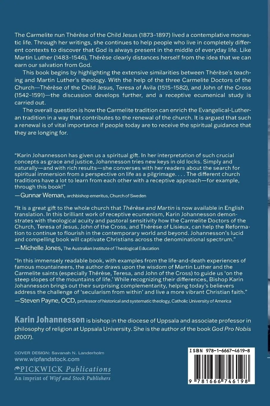 Rückseite: 9781666746198 | Thérèse and Martin | Karin Johannesson | Taschenbuch | Englisch | 2023