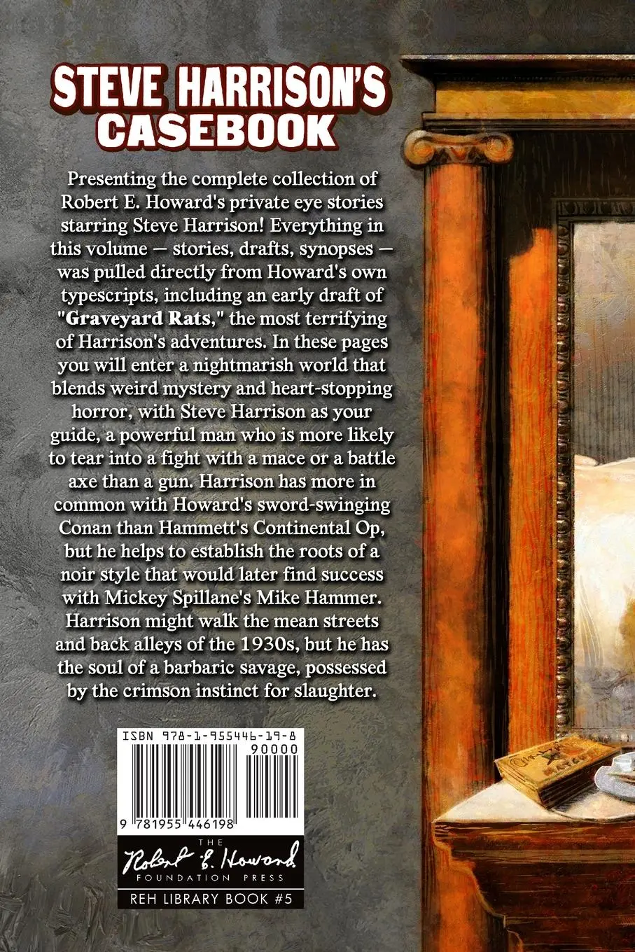 Rückseite: 9781955446198 | Steve Harrison's Casebook | Robert E. Howard | Taschenbuch | Englisch