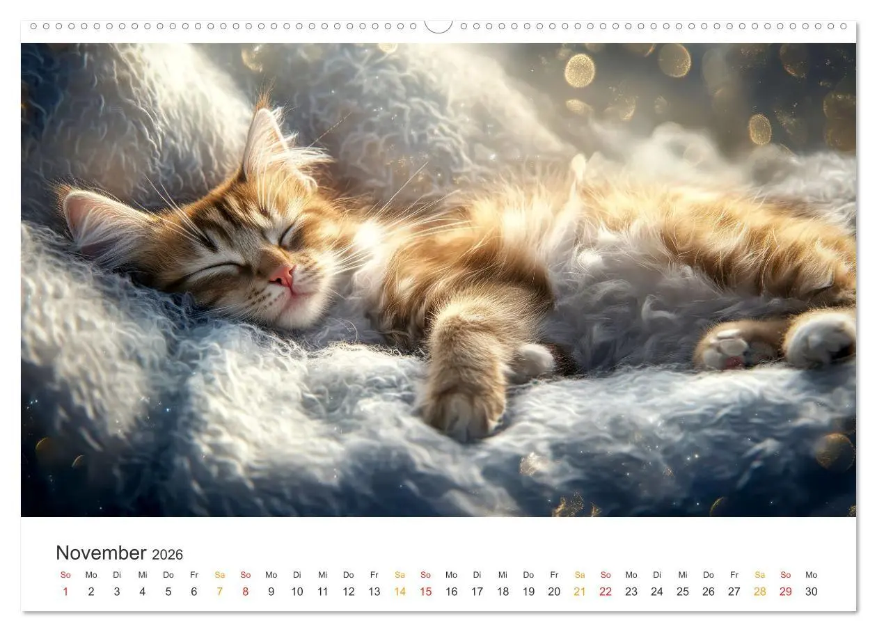 Bild: 9783457276198 | Katzen - Kalender für alle Miezenfans (Wandkalender 2026 DIN A2...