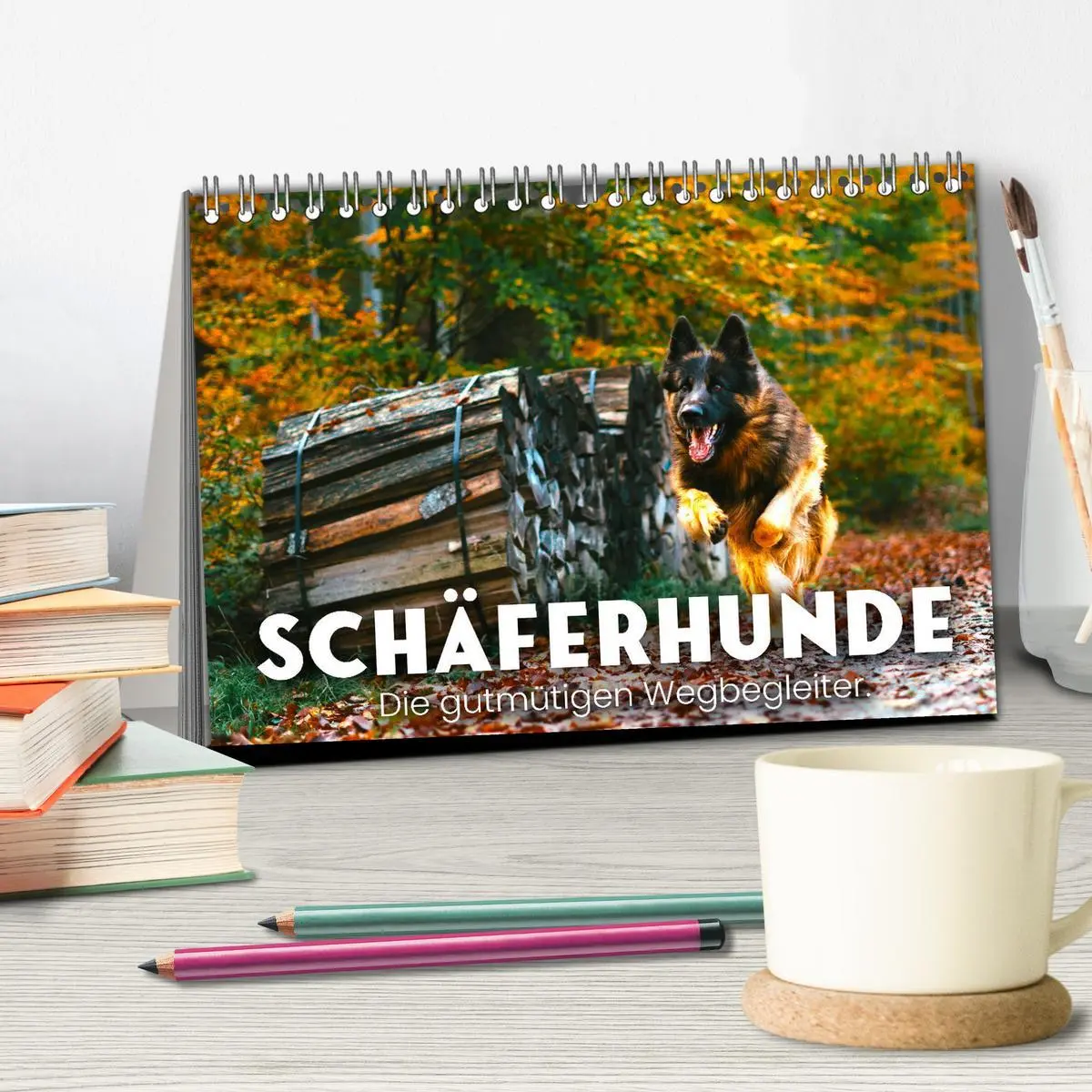Bild: 9783457416198 | Schäferhunde - Die gutmütigen Wegbegleiter. (Tischkalender 2026 DIN...