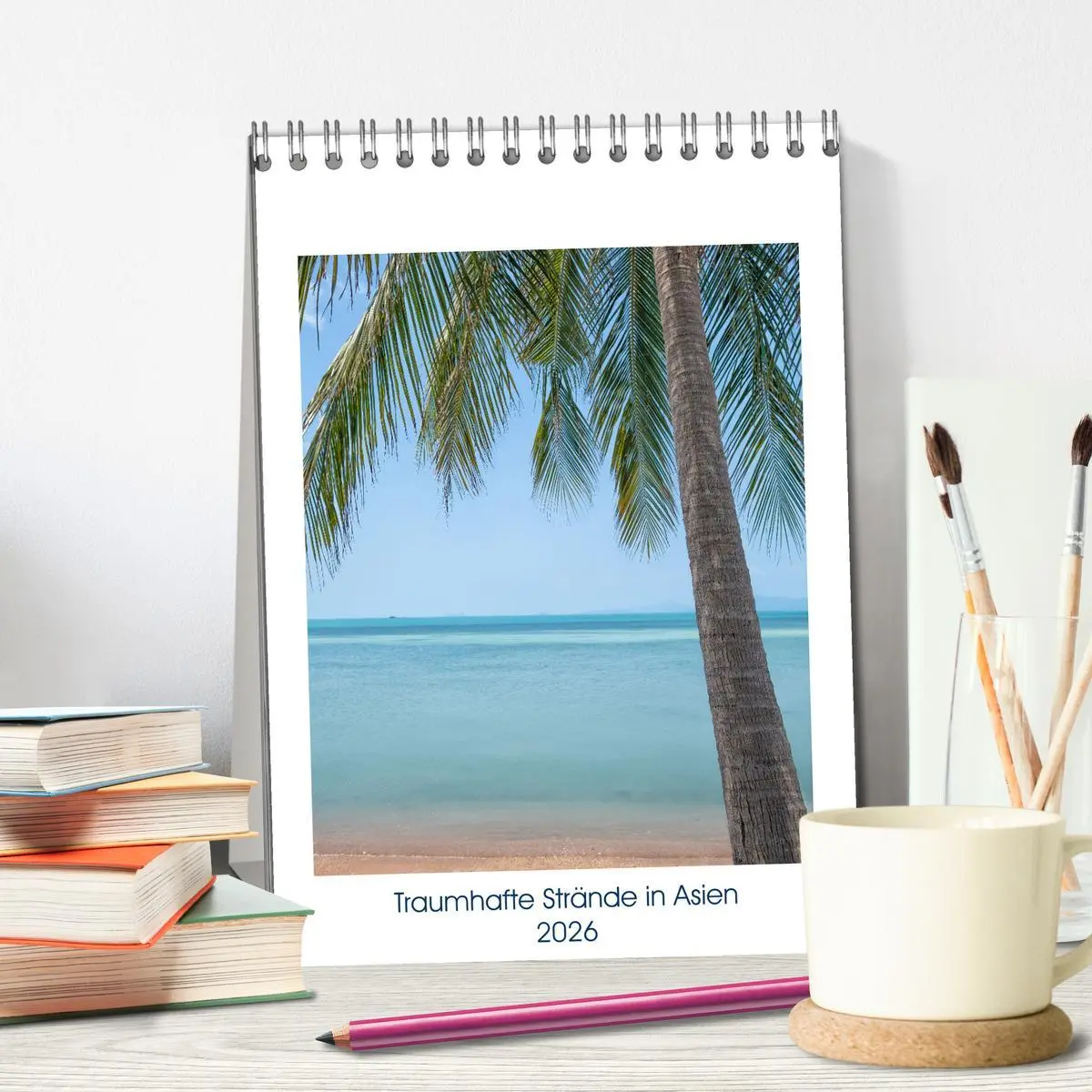 Bild: 9783516366198 | Traumhafte Strände in Asien (Tischkalender 2026 DIN A5 hoch),...