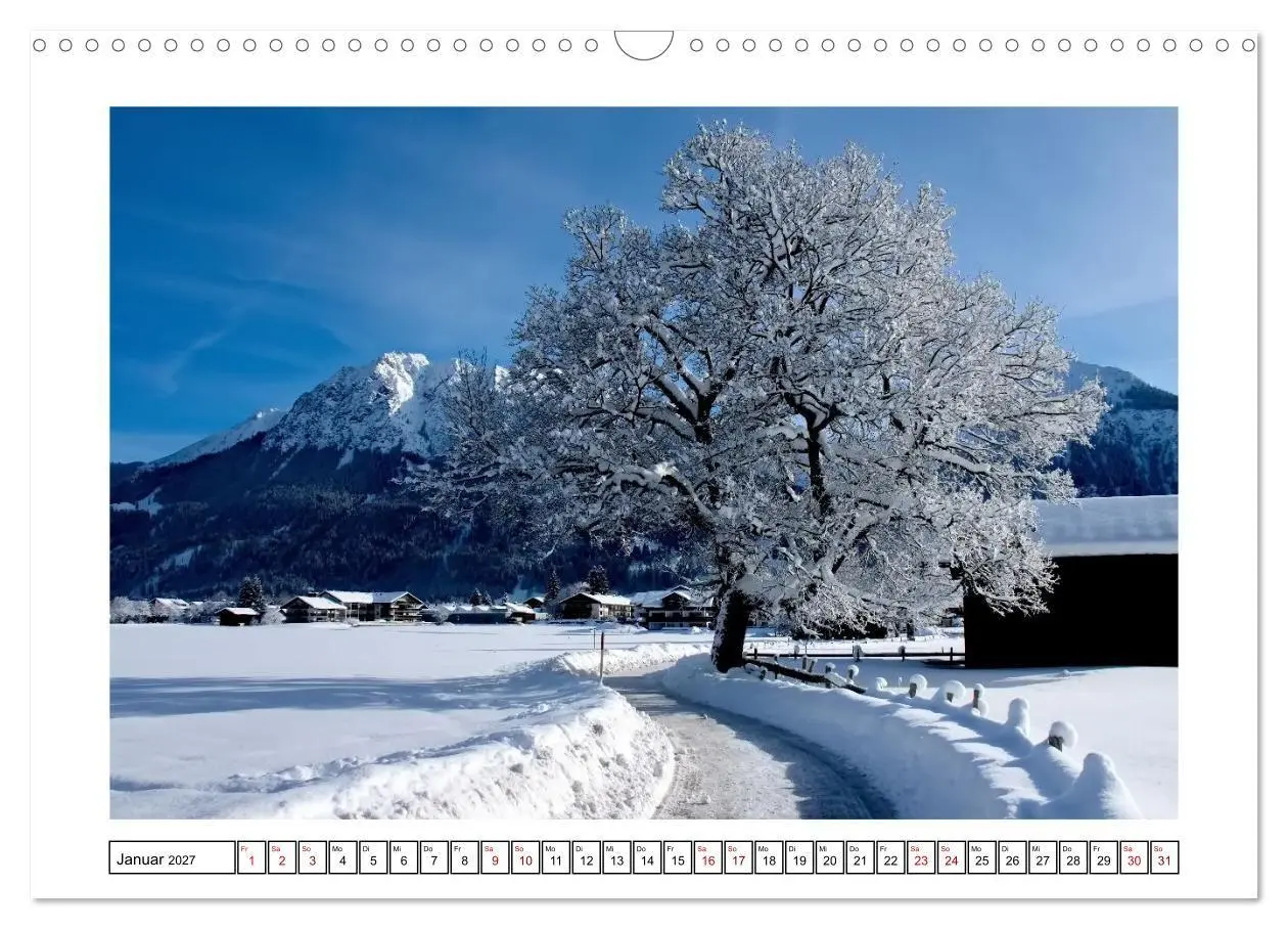 Bild: 9783516816198 | Oberstdorf zu allen Jahreszeiten (Wandkalender 2027 DIN A3 quer),...