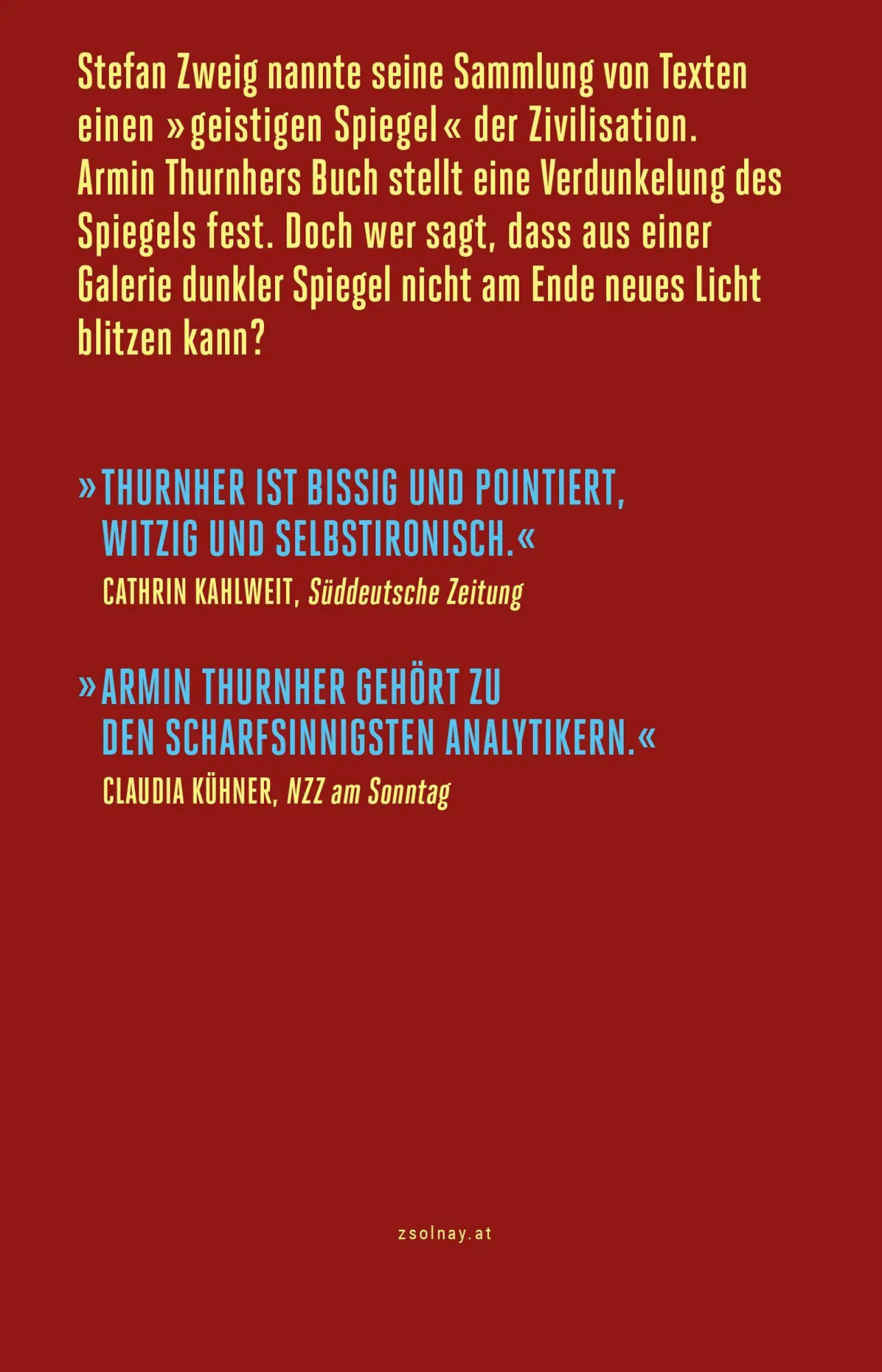 Bild: 9783552076198 | Unsternstunden der Menschheit | Wie die Welt unerträglich wurde | Buch