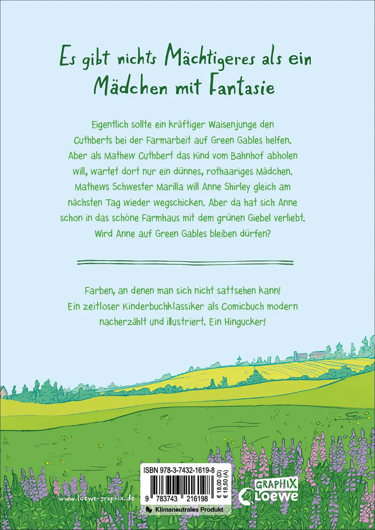 Rückseite: 9783743216198 | Anne auf Green Gables | Lucy Maud Montgomery (u. a.) | Buch | 232 S.