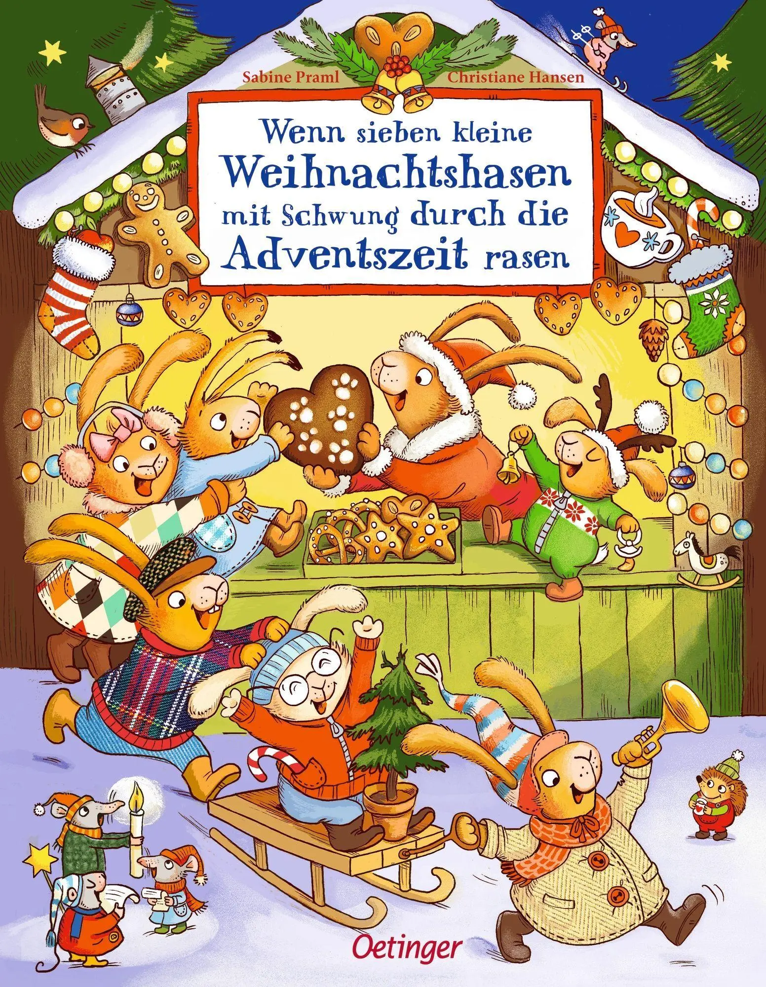Cover: 9783751206198 | Wenn sieben kleine Weihnachtshasen mit Schwung durch die...