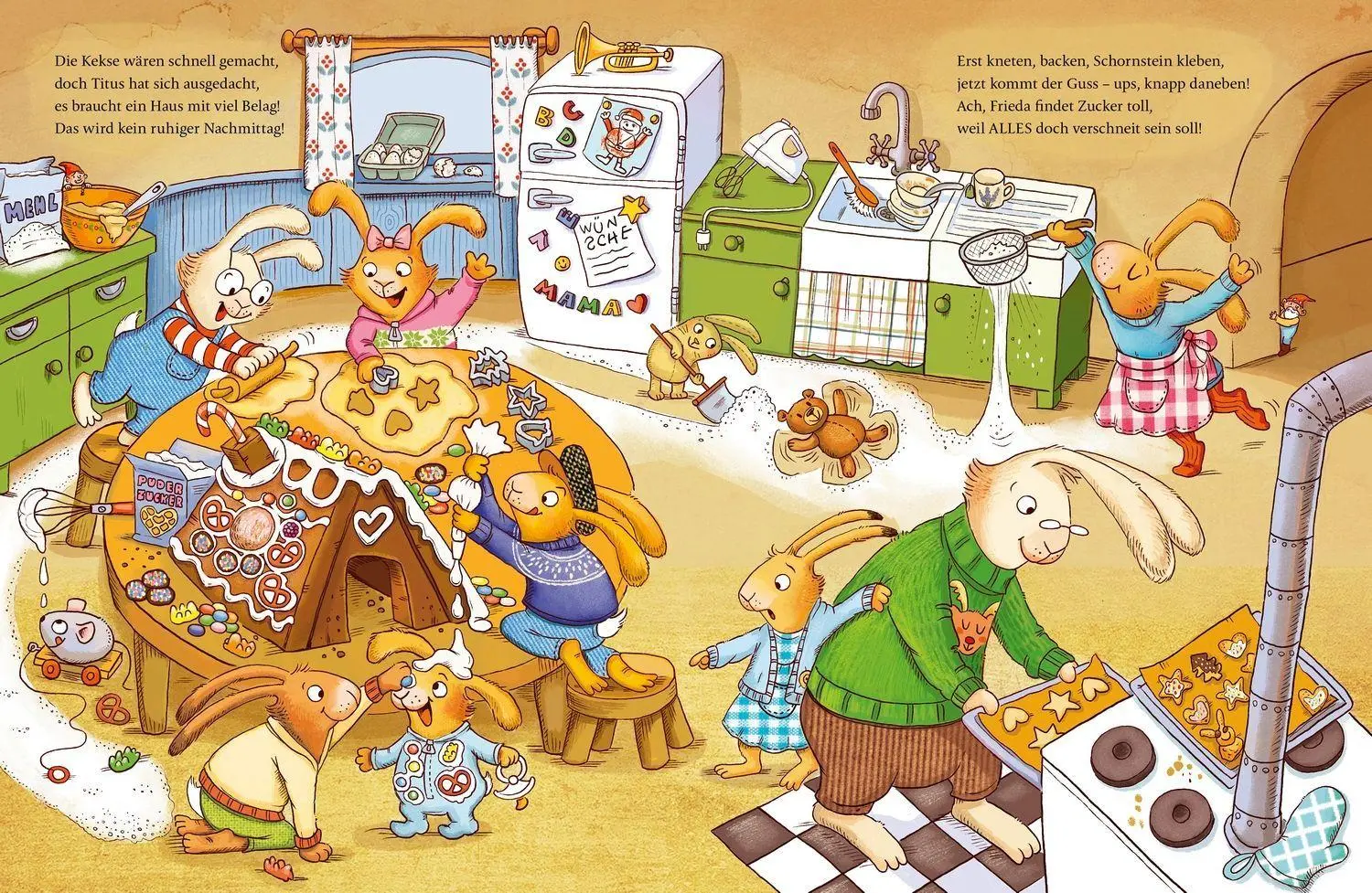 Bild: 9783751206198 | Wenn sieben kleine Weihnachtshasen mit Schwung durch die...