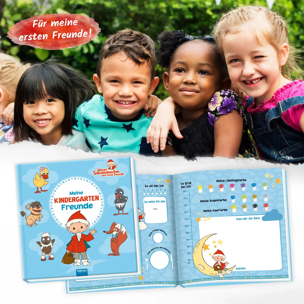 Bild: 9783965526198 | Trötsch Unser Sandmännchen Eintragalbum Meine Kindergartenfreunde