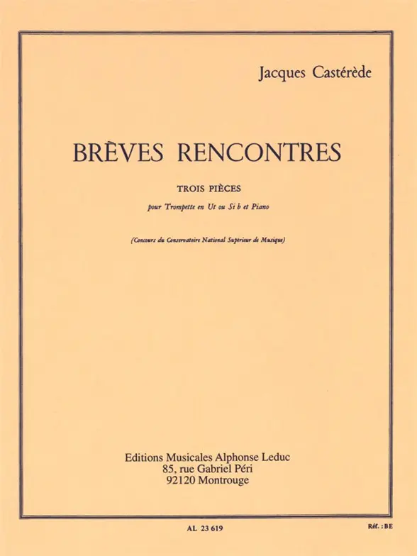 Cover: 9790046236198 | Breves Rencontres | Buch | Alphonse Leduc | EAN 9790046236198