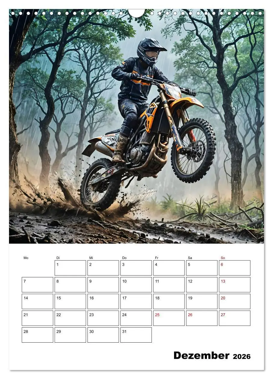 Bild: 9783457266298 | Vollgas und Adrenalin - Motocross-Action pur! (Wandkalender 2026...