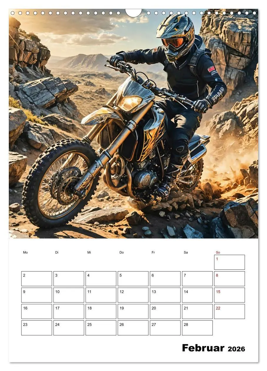 Bild: 9783457266298 | Vollgas und Adrenalin - Motocross-Action pur! (Wandkalender 2026...