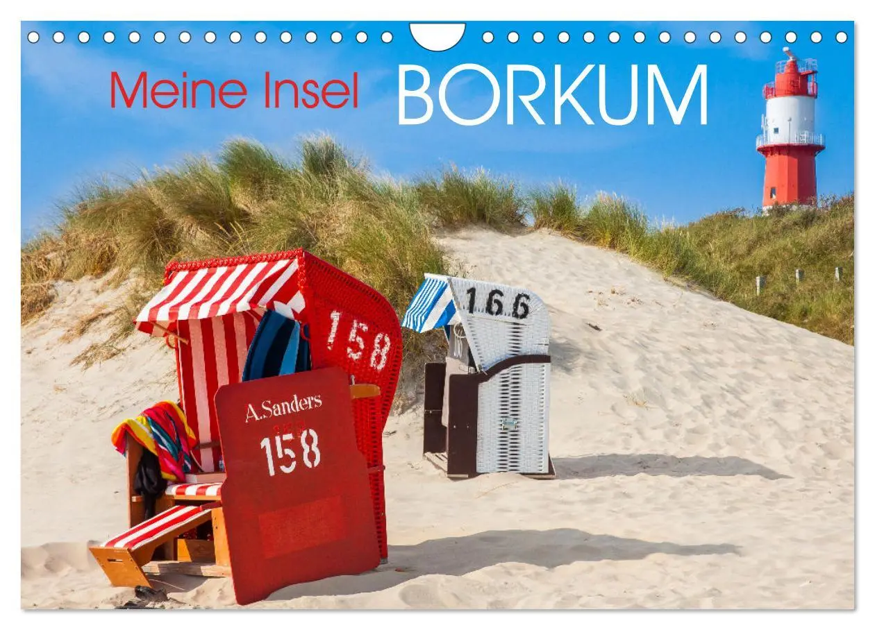 Cover: 9783457576298 | Meine Insel Borkum (Wandkalender 2026 DIN A4 quer), CALVENDO...
