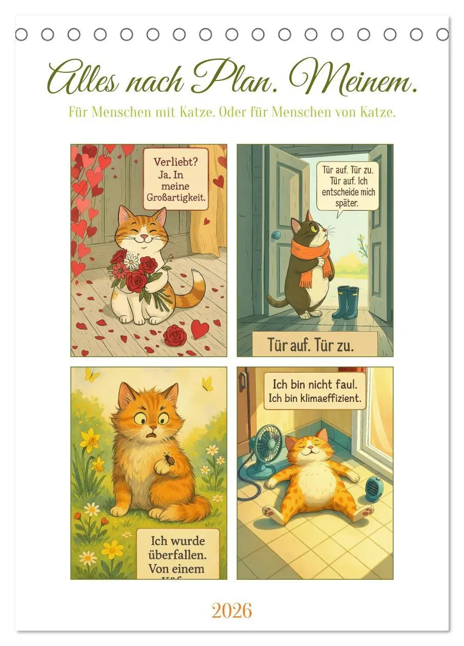 Cover: 9783457646298 | Alles nach Plan. Meinem. - Für Menschen mit Katze. Oder für...