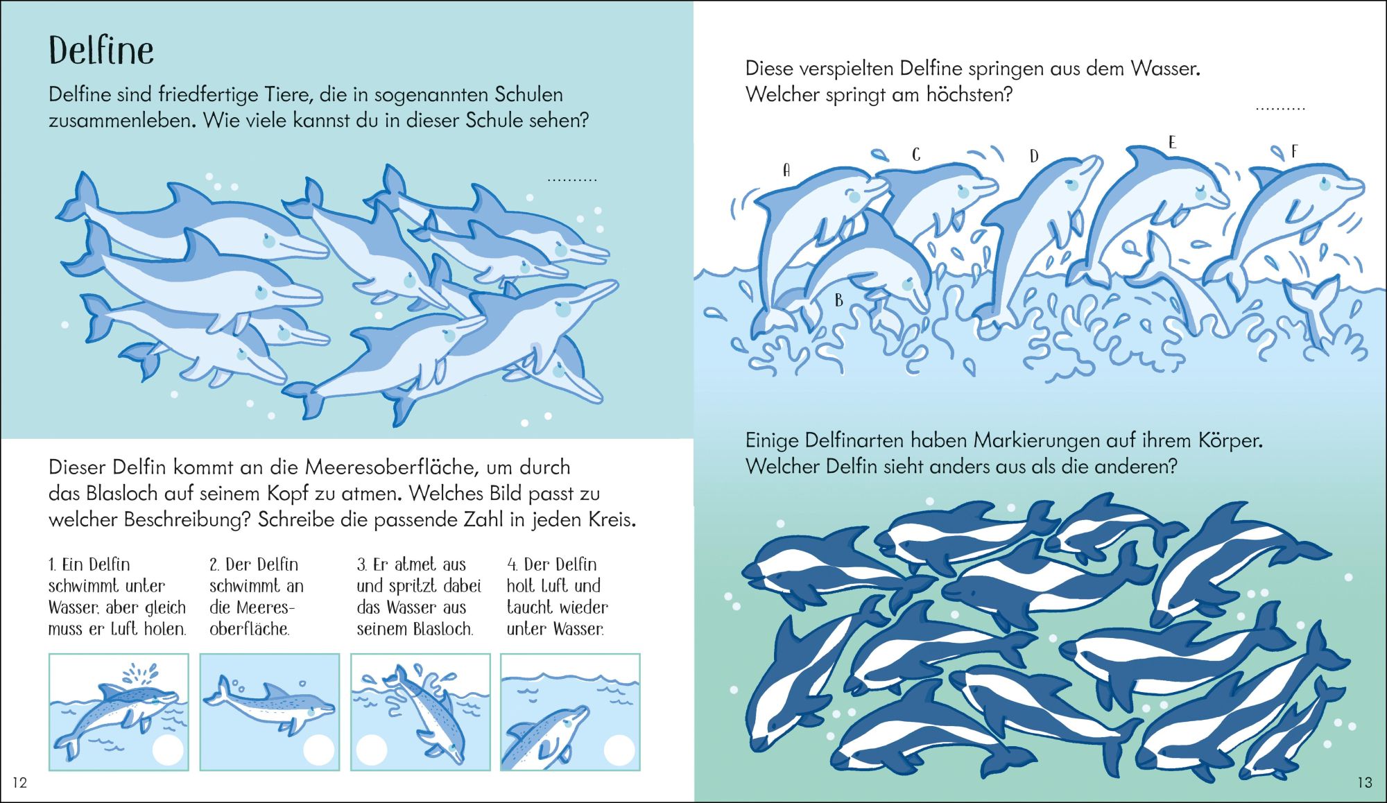 Bild: 9781789416398 | Gilpin, R: Mein erstes Spiel-, Mal- und Ratebuch: Im Meer | Gilpin