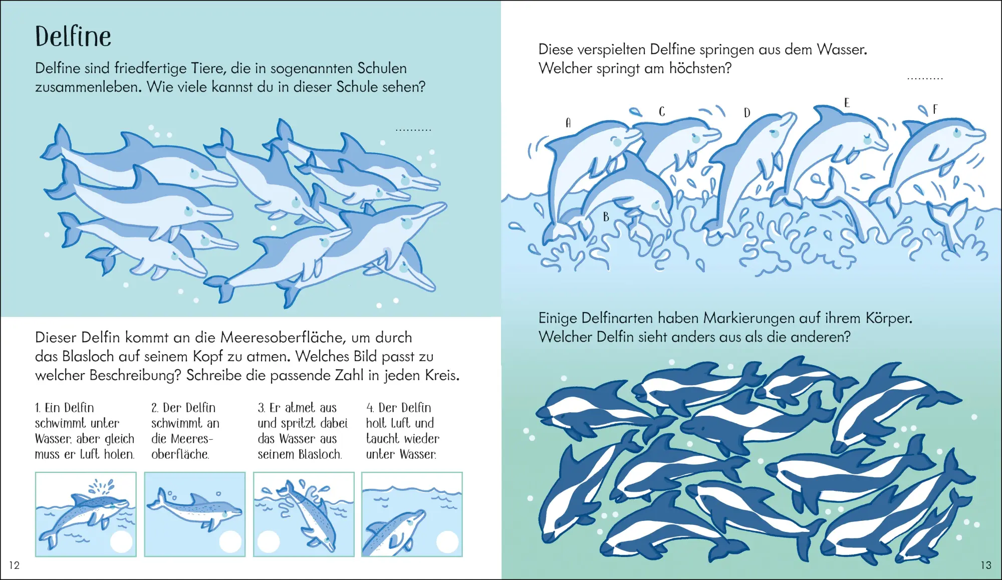 Bild: 9781789416398 | Gilpin, R: Mein erstes Spiel-, Mal- und Ratebuch: Im Meer | Gilpin