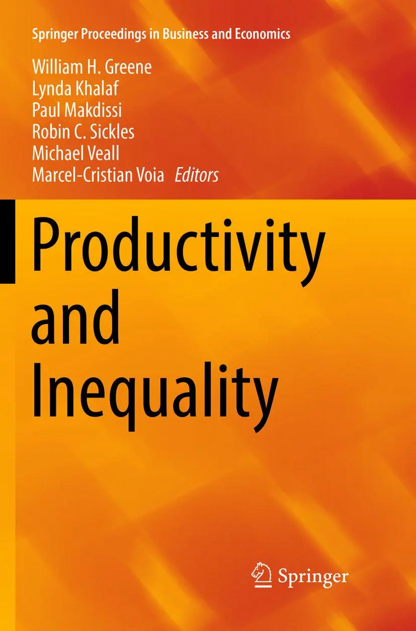 Cover: 9783319886398 | Productivity and Inequality | William H. Greene (u. a.) | Taschenbuch