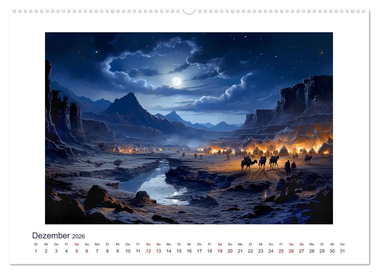 Bild: 9783457496398 | Die Karawane zieht weiter (hochwertiger Premium Wandkalender 2026...