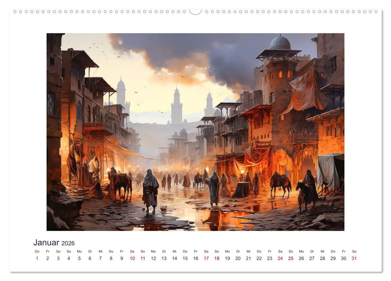 Bild: 9783457496398 | Die Karawane zieht weiter (hochwertiger Premium Wandkalender 2026...