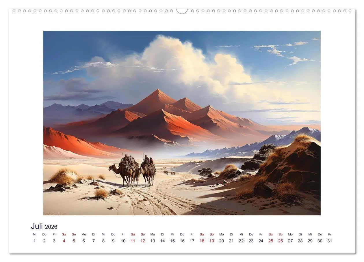 Bild: 9783457496398 | Die Karawane zieht weiter (hochwertiger Premium Wandkalender 2026...
