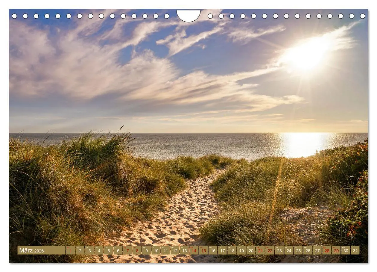 Bild: 9783457566398 | Sylt im Abendlicht (Wandkalender 2026 DIN A4 quer), CALVENDO...