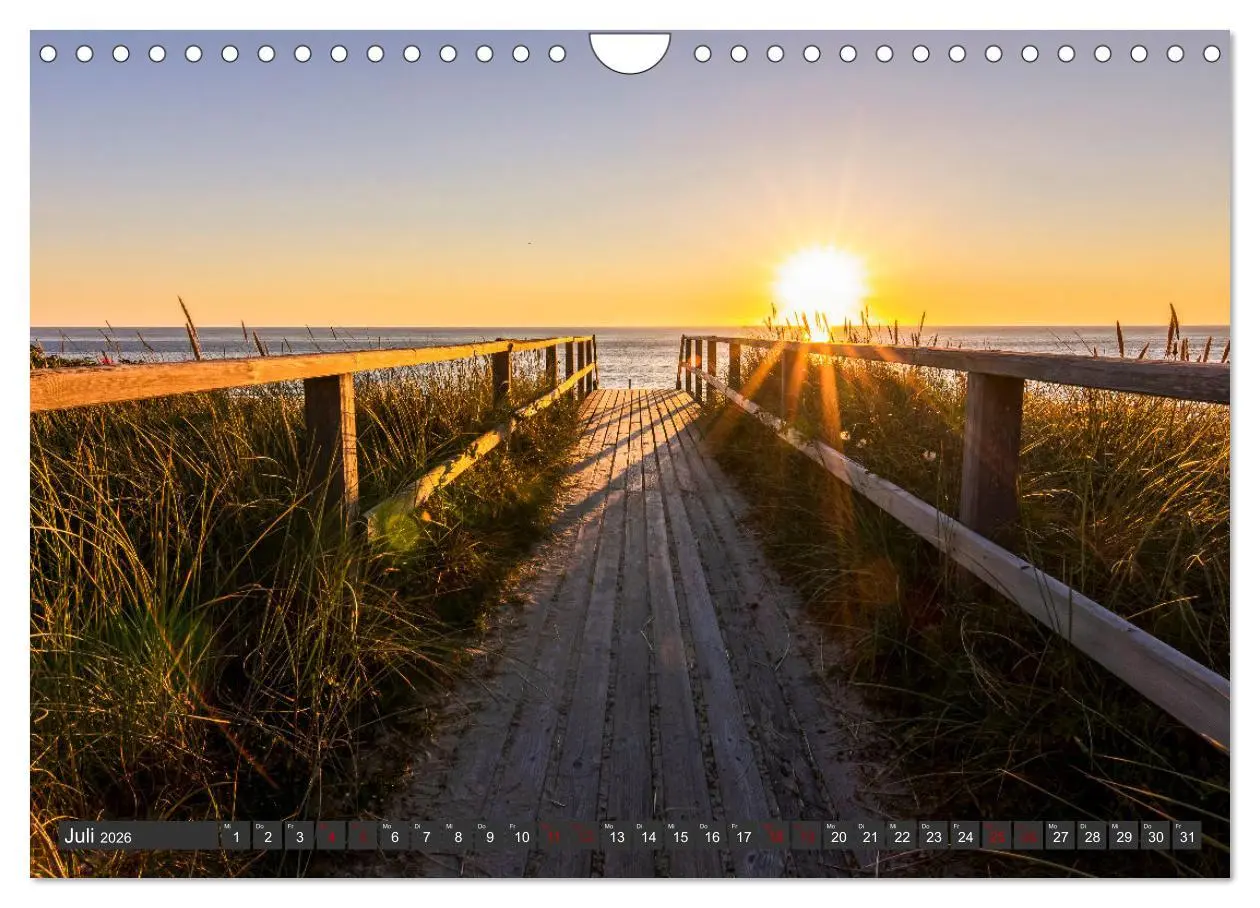 Bild: 9783457566398 | Sylt im Abendlicht (Wandkalender 2026 DIN A4 quer), CALVENDO...