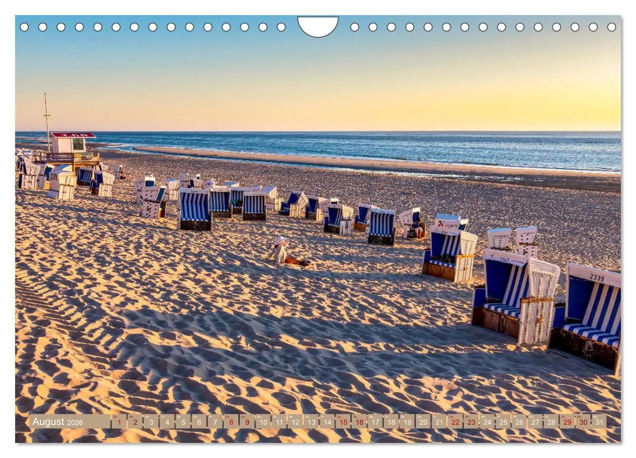Bild: 9783457566398 | Sylt im Abendlicht (Wandkalender 2026 DIN A4 quer), CALVENDO...