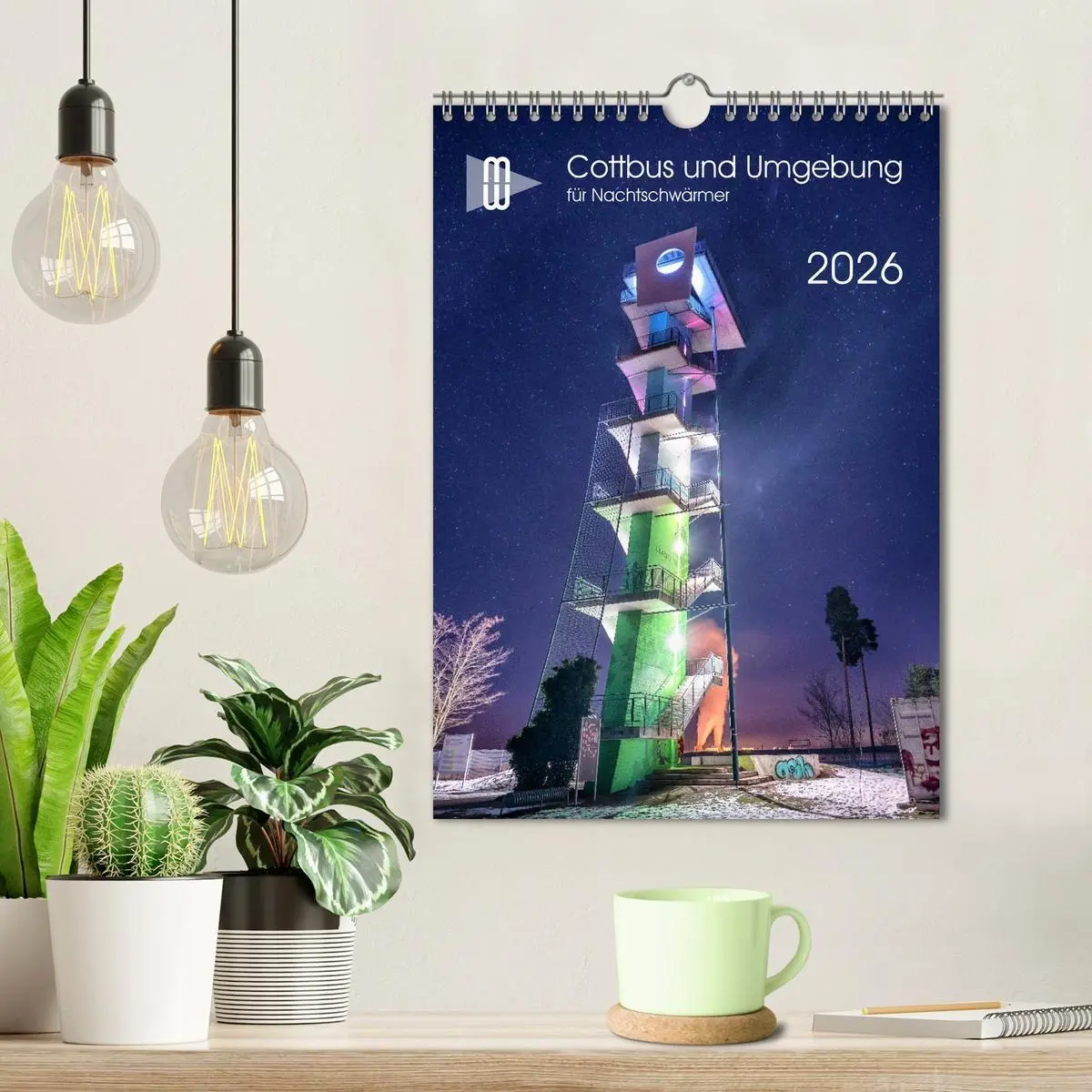 Bild: 9783516656398 | Cottbus und Umgebung für Nachtschwärmer (Wandkalender 2026 DIN A4...
