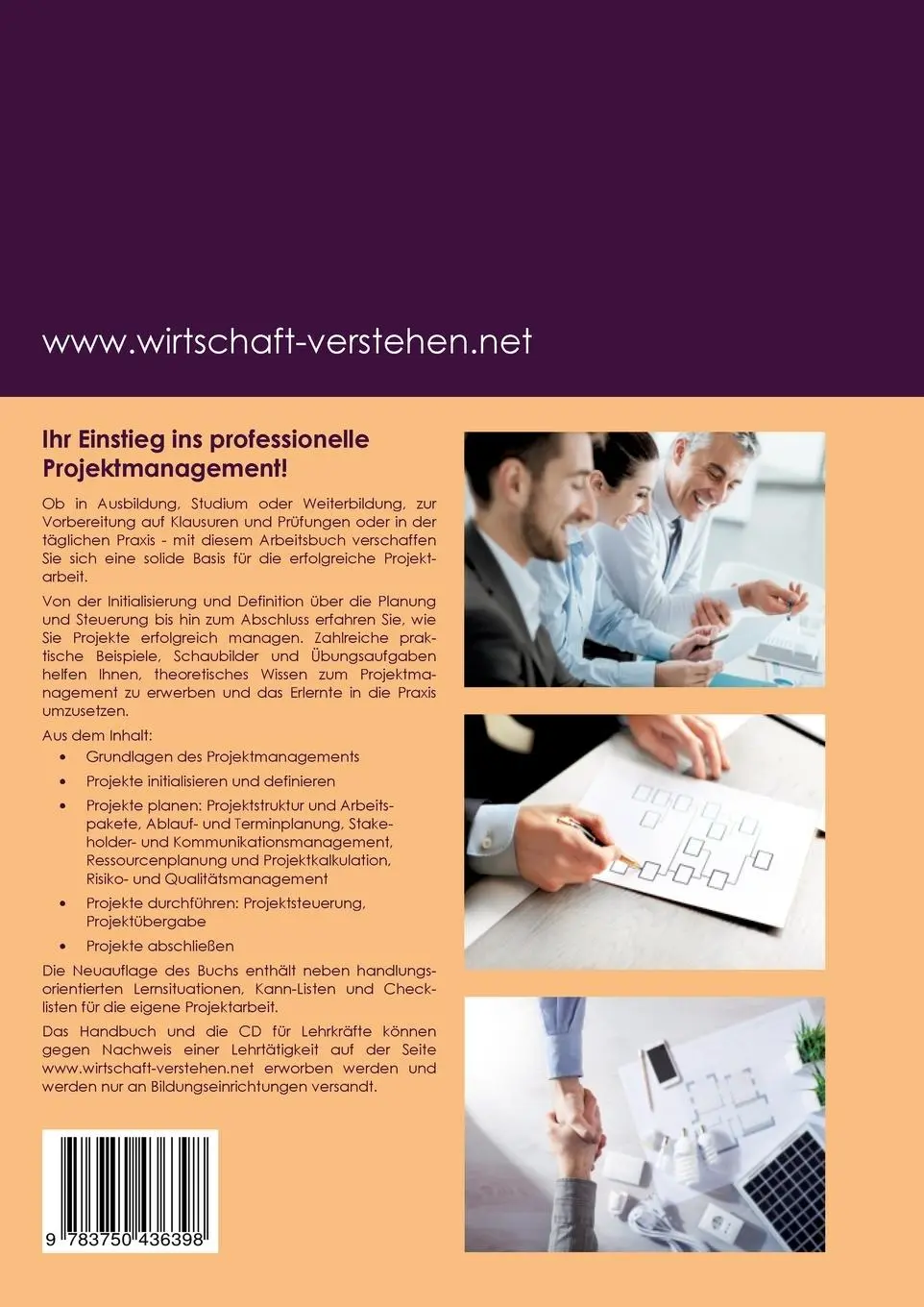 Rückseite: 9783750436398 | Projekte managen | Sylvia Brand | Taschenbuch | 132 S. | Deutsch
