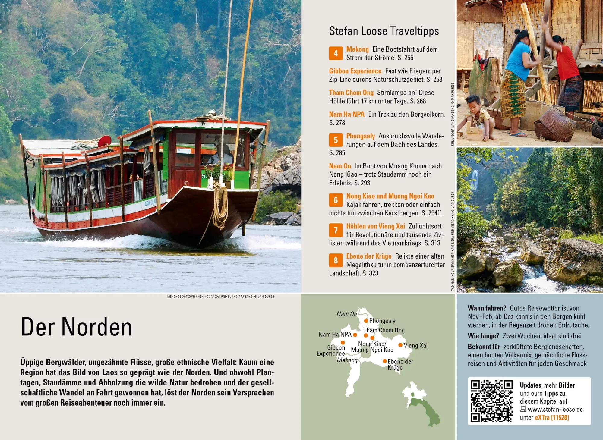 Bild: 9783770166398 | Stefan Loose Reiseführer Laos | mit Reiseatlas | Jan Düker | Buch