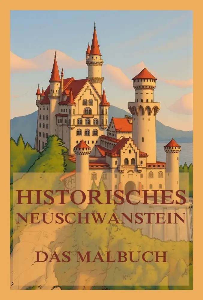 Cover: 9783988686398 | Historisches Neuschwanstein - Das Malbuch | Für Kinder und Erwachsene